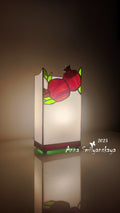 Pomegranate Stained Glass Table Lamp