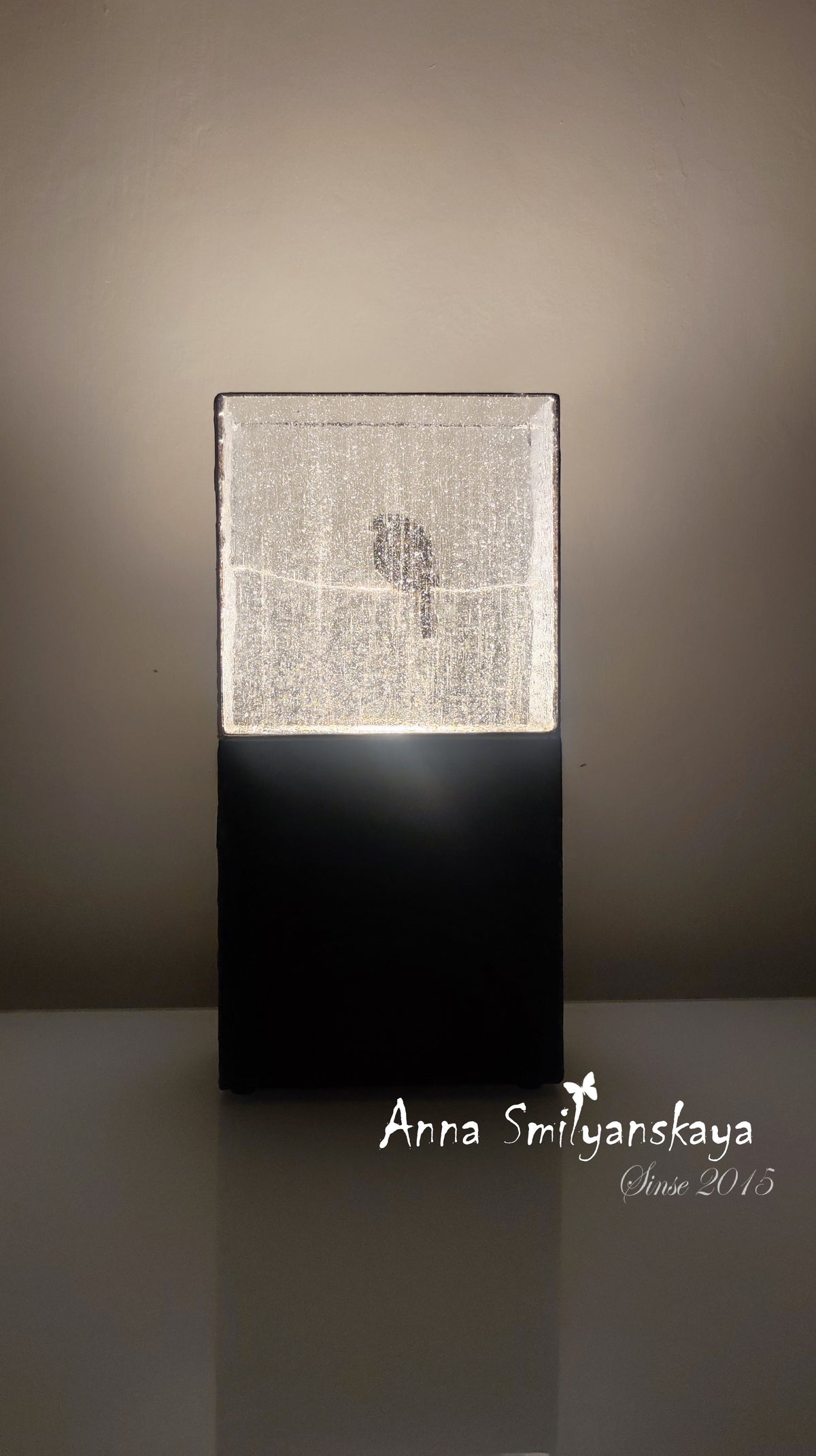Stillness Original Stained Glass Light Artwork