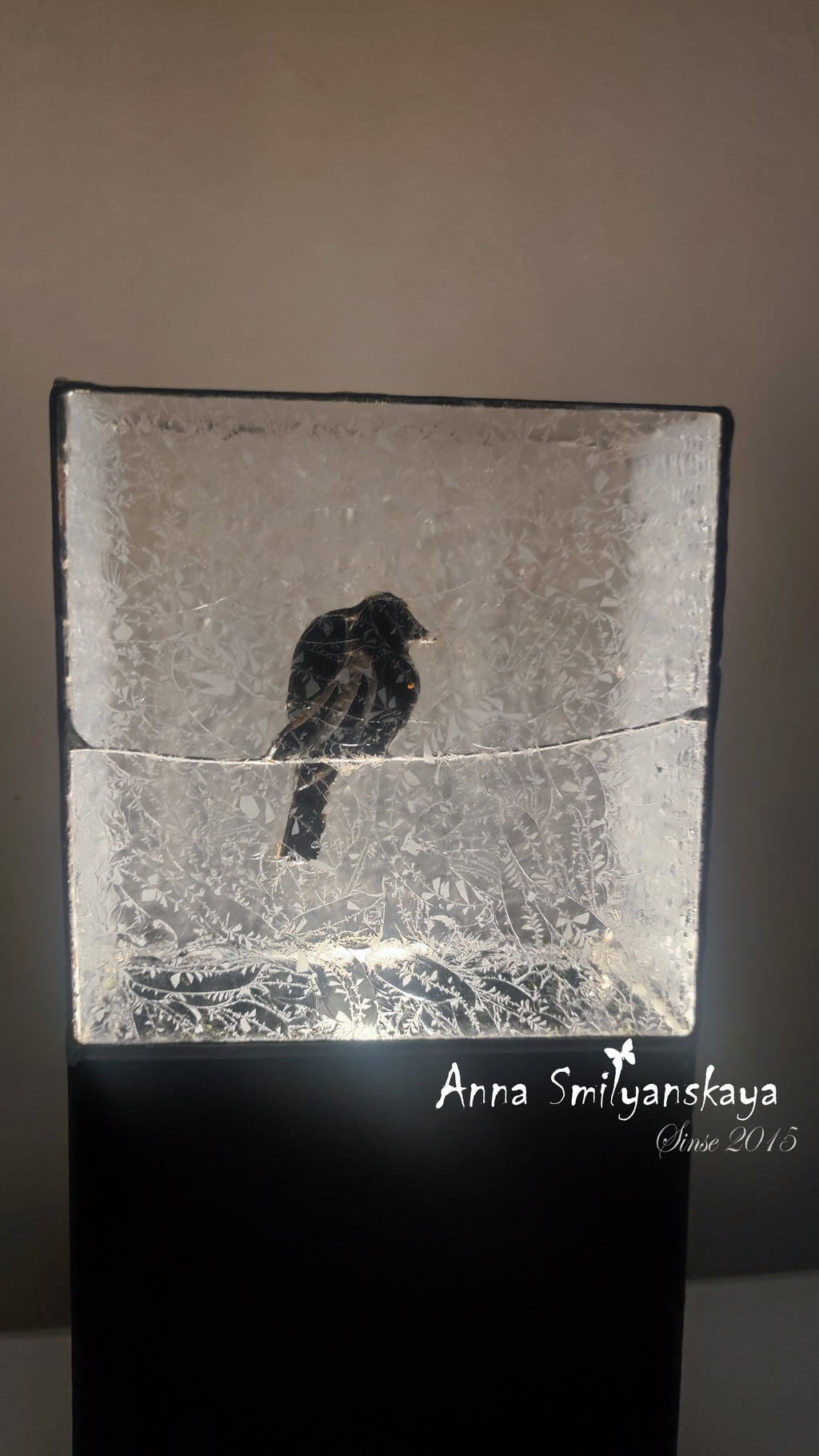 Stillness Original Stained Glass Light Artwork