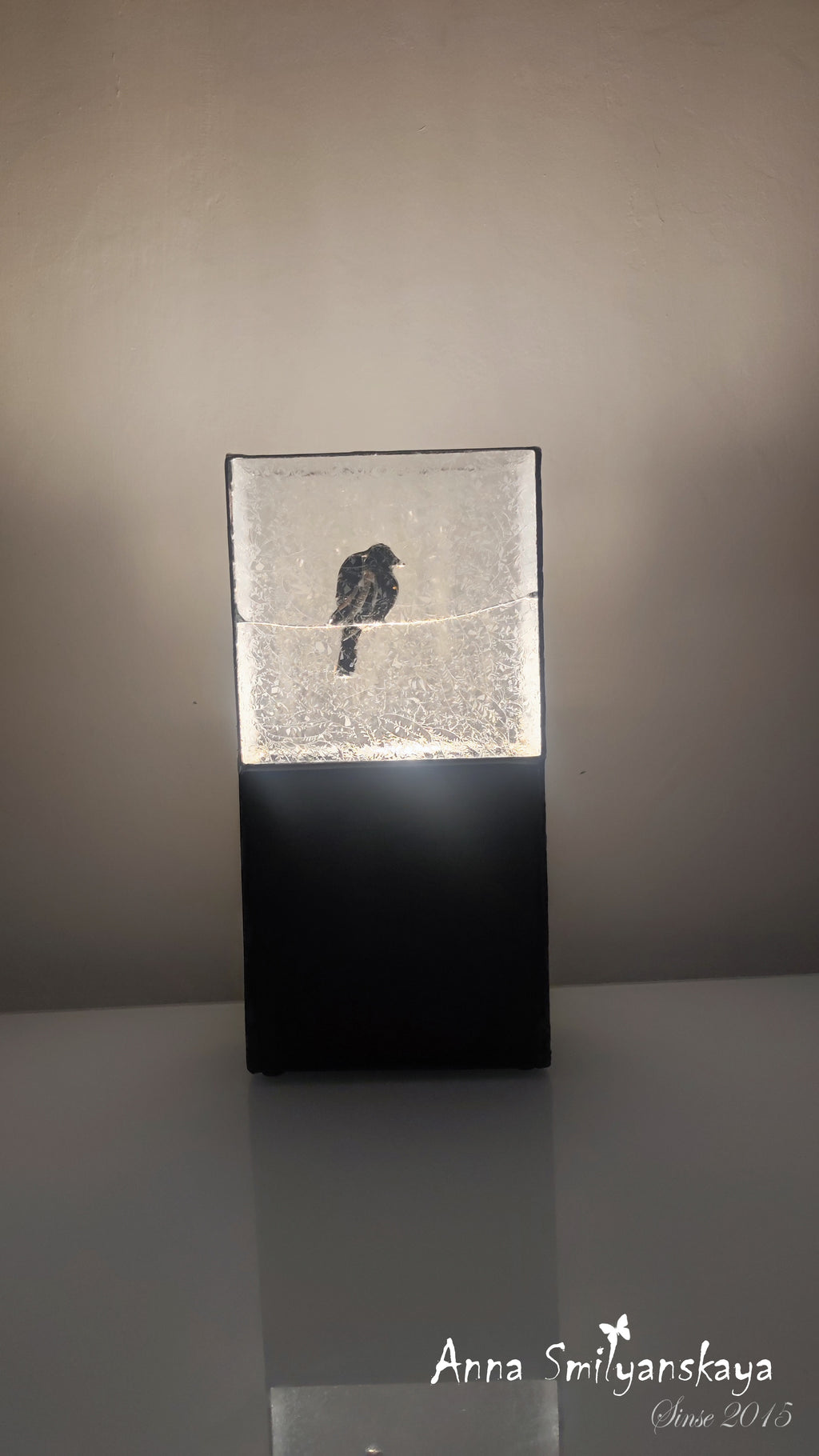 Stillness Original Stained Glass Light Artwork