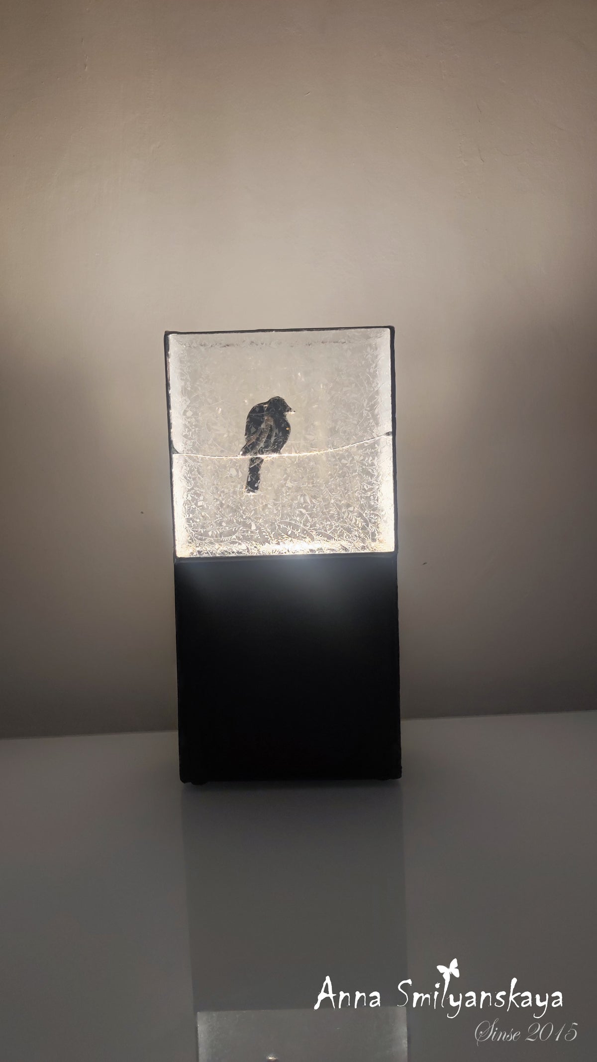 Stillness Original Stained Glass Light Artwork