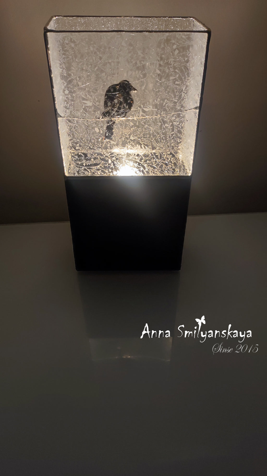 Stillness Original Stained Glass Light Artwork