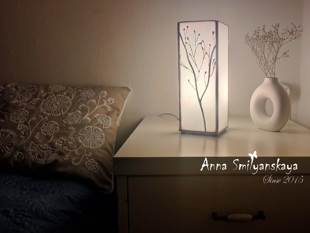 Elegy Stained Glass Table Lamp