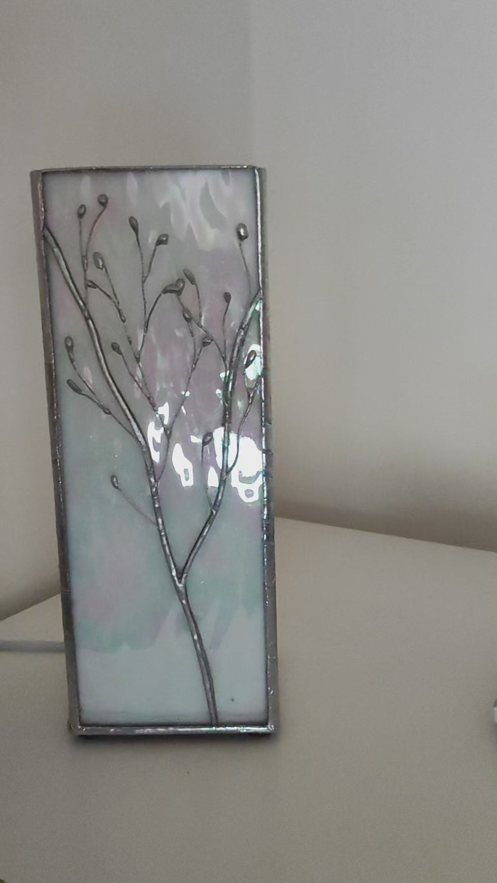 Elegy Original Stained Glass Light Artwork